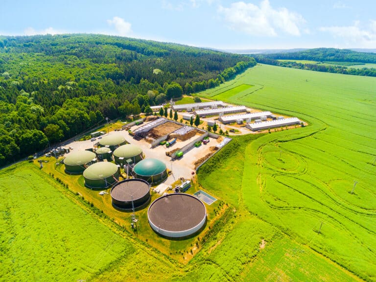 Installation de méthanisation pour énergie renouvelable agricole