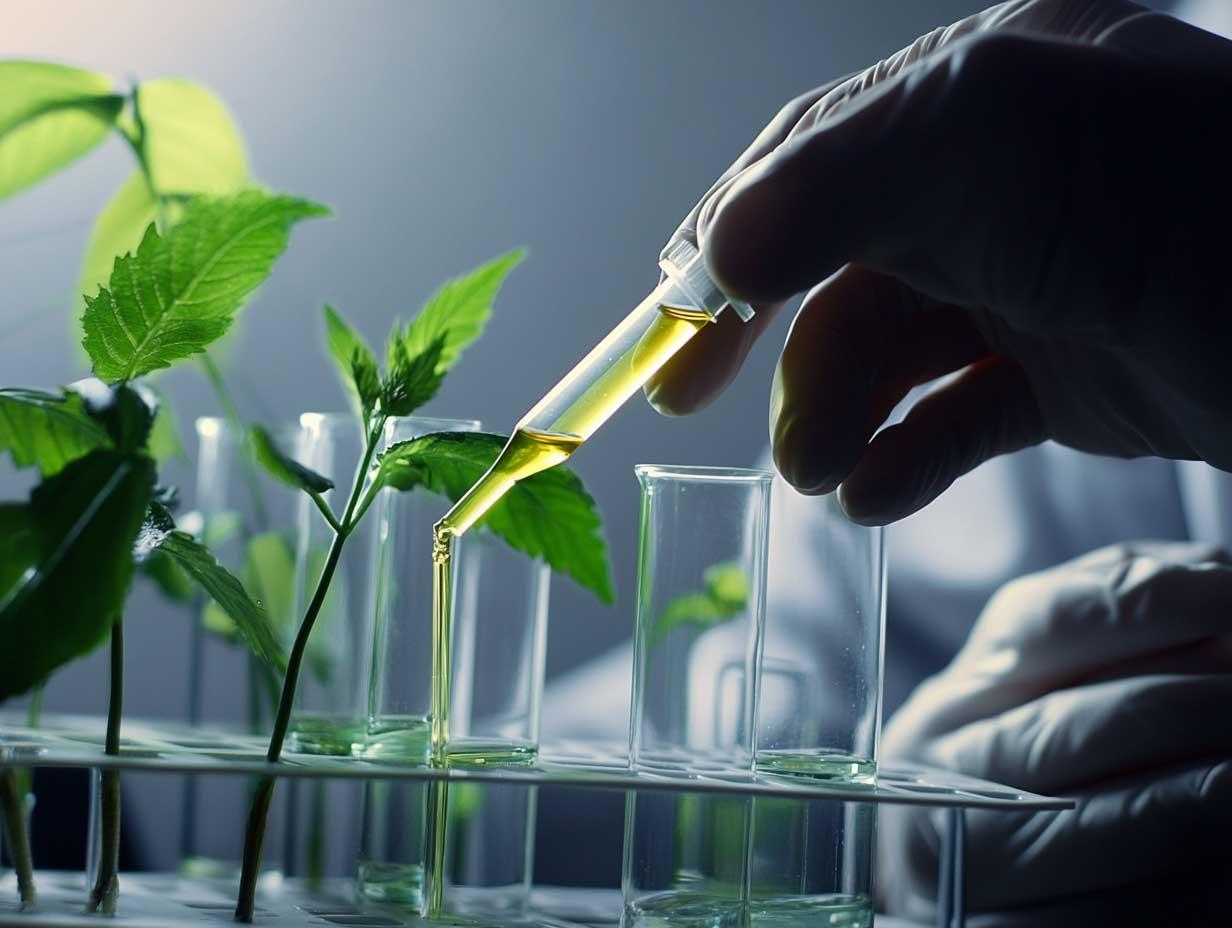 Image de biotechnologie dans une école d'agriculture