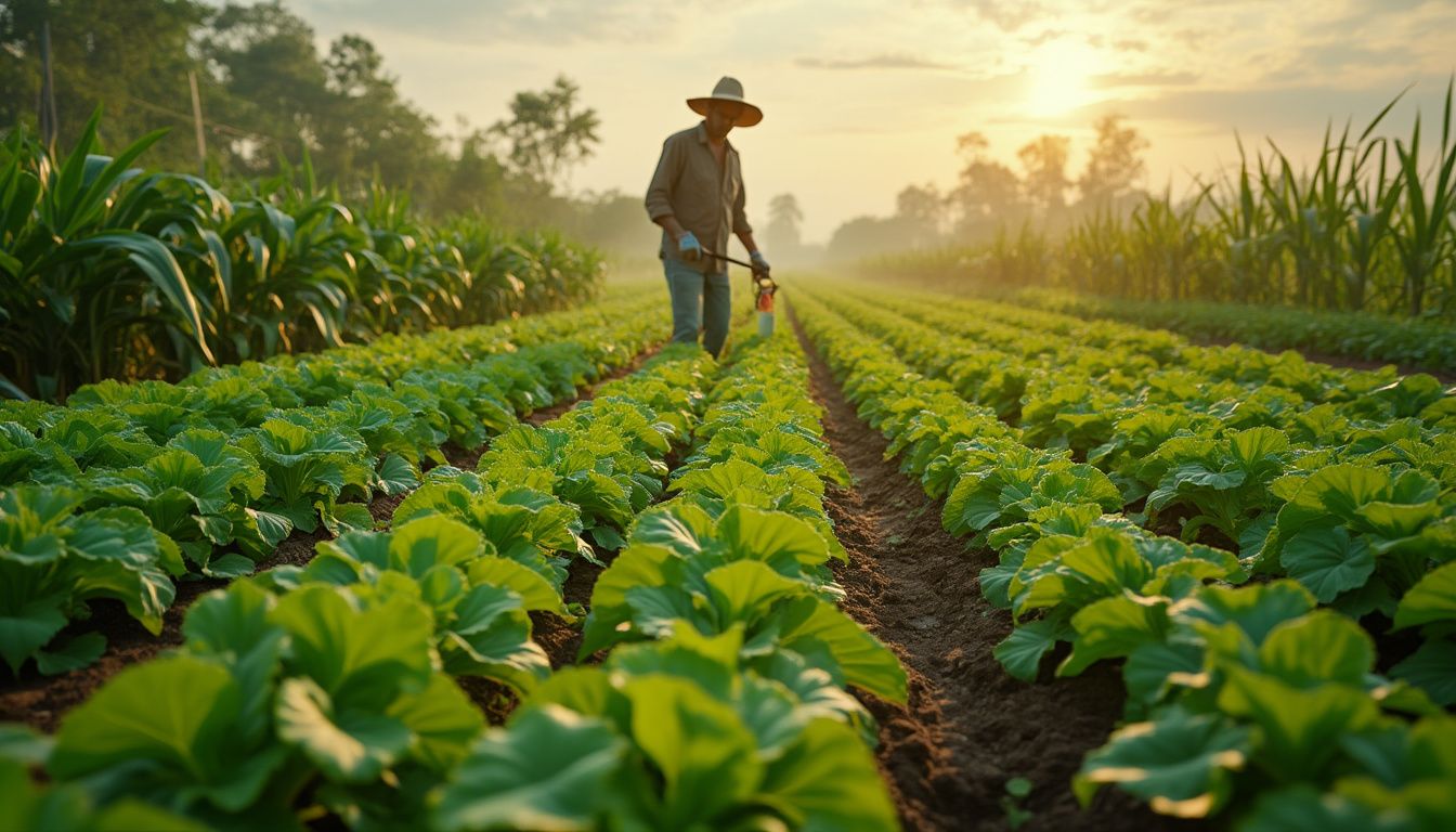 Étudiants en agriculture travaillant dans un champ en France