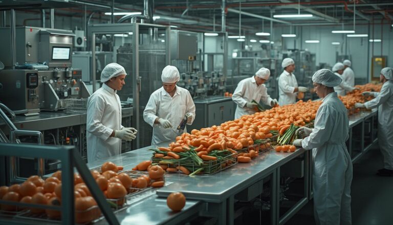 Étudiants travaillant dans une école d'agriculture française