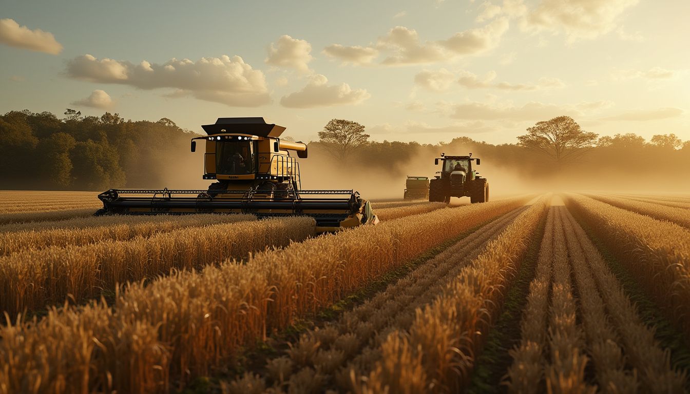 Étudiants travaillant à l'école d'agriculture française