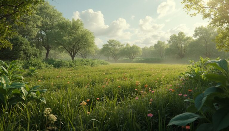 Étudiants apprenant l'agriculture à l'école française