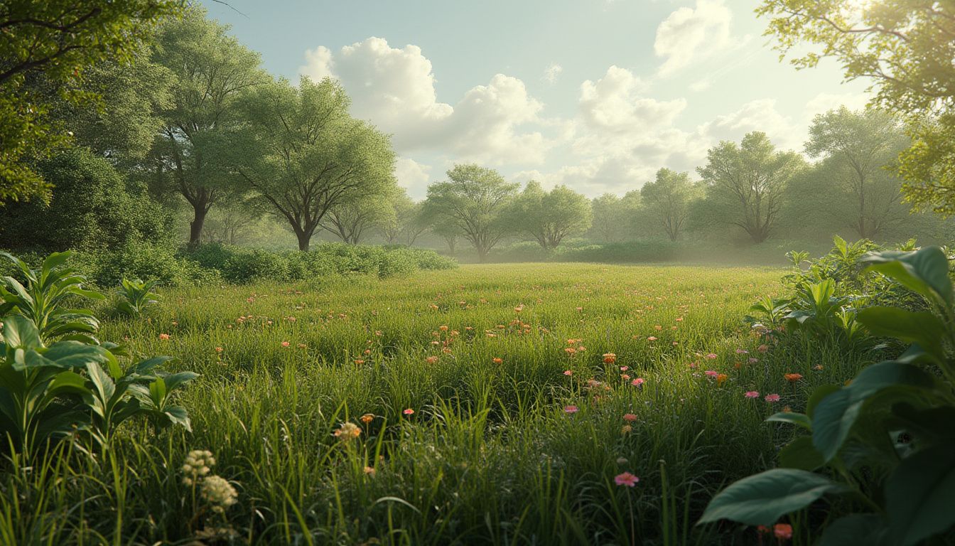 Étudiants apprenant l'agriculture à l'école française