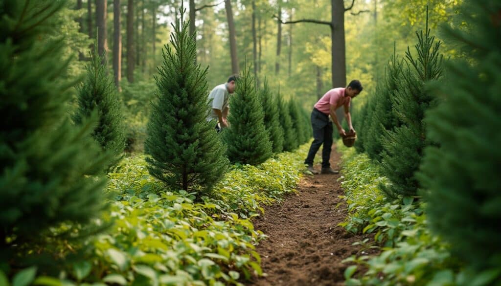 preparer le terrain pour connifere