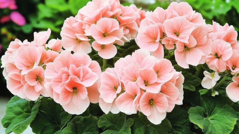geraniums