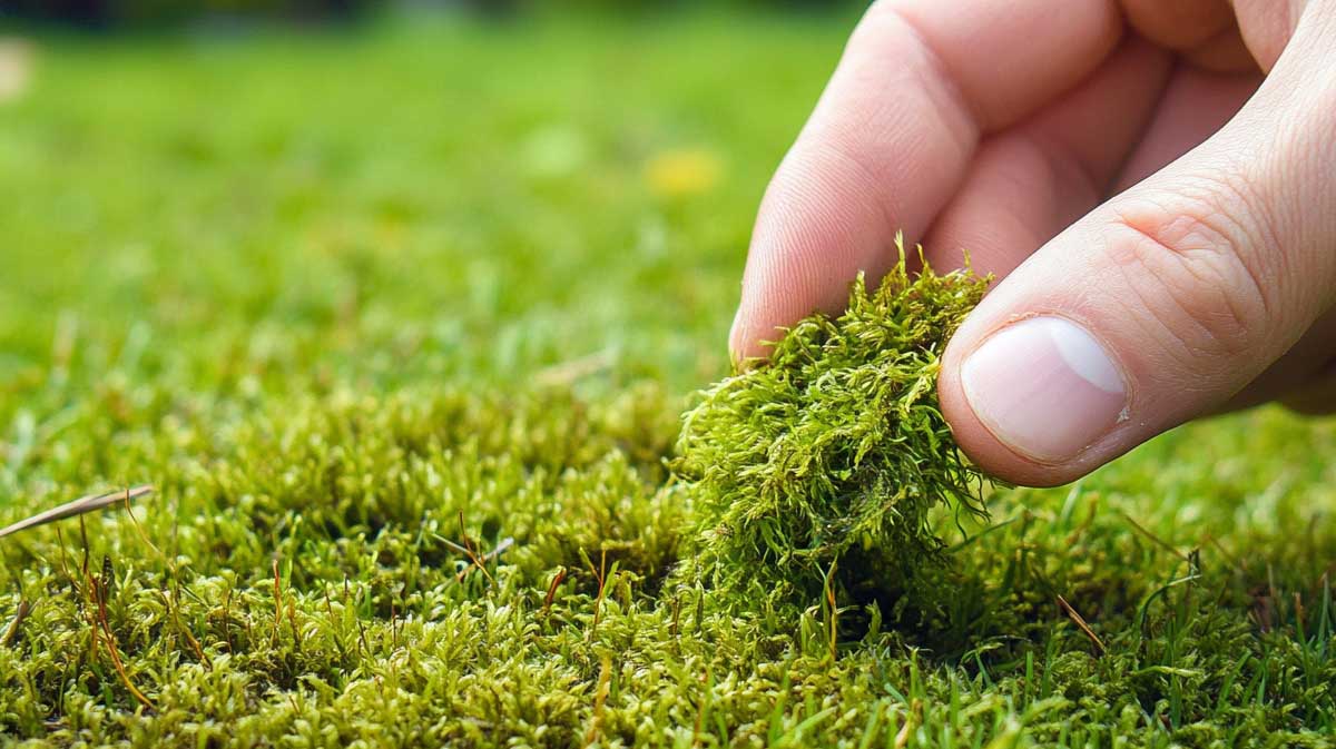 mousse pelouse