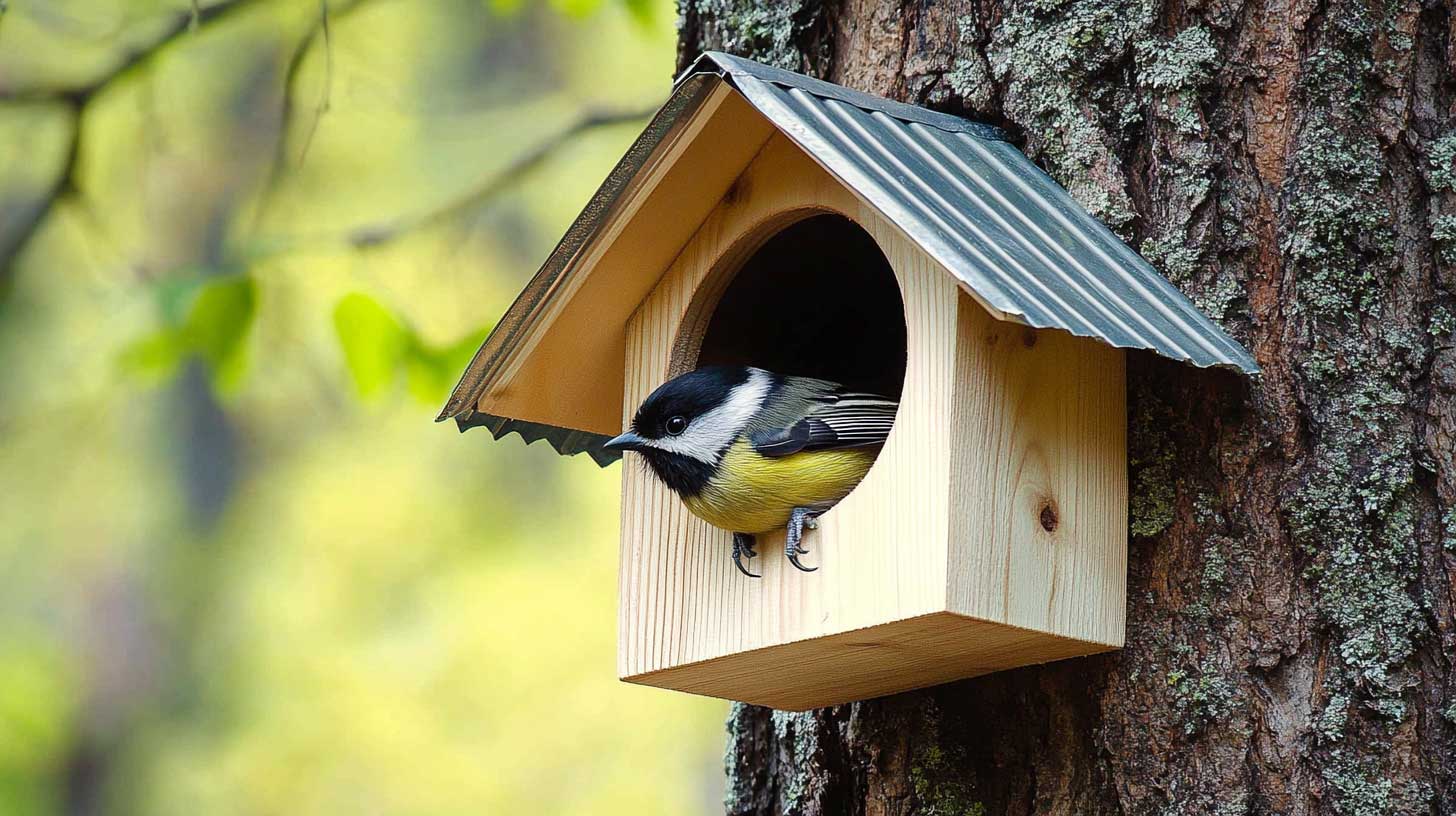 nichoir a oiseau couleur