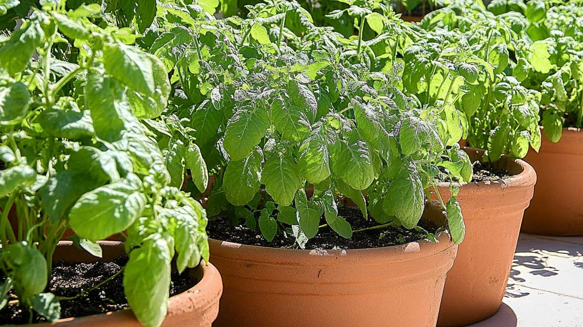 potes de pommes de terre