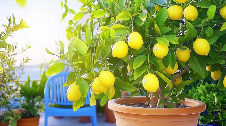 citronnier avec fruits