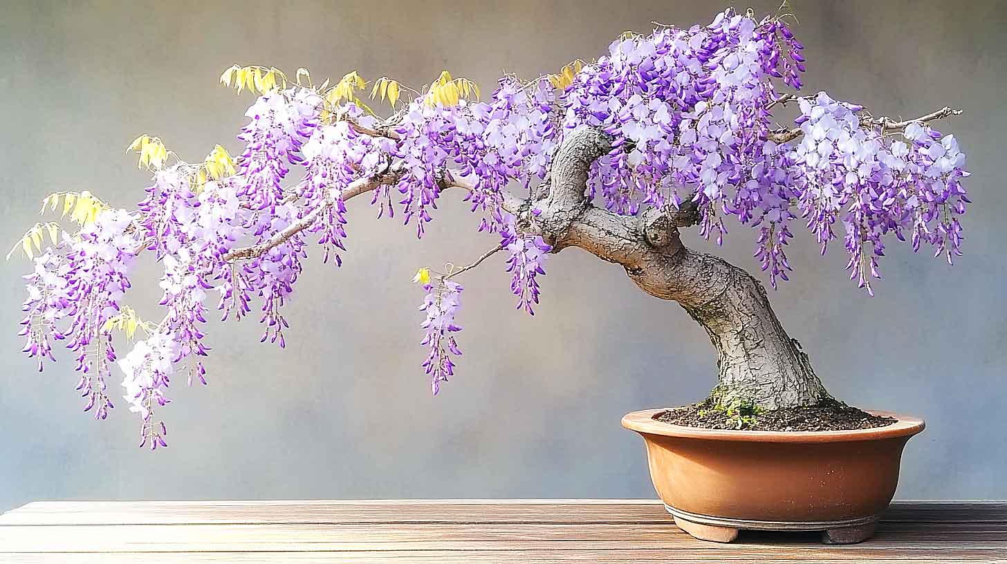 glycine en pot