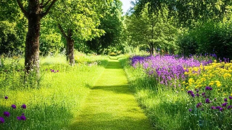 jardin sans entretien