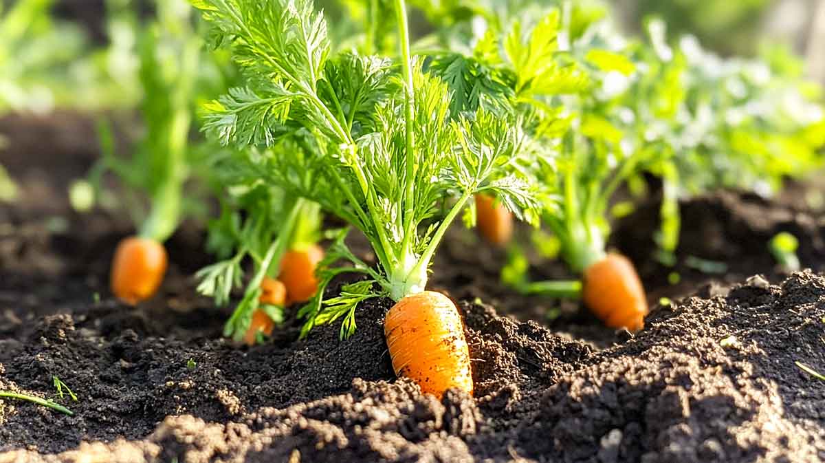 carottes jardin