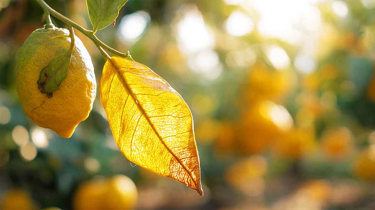 citronnier feuilles jaunies