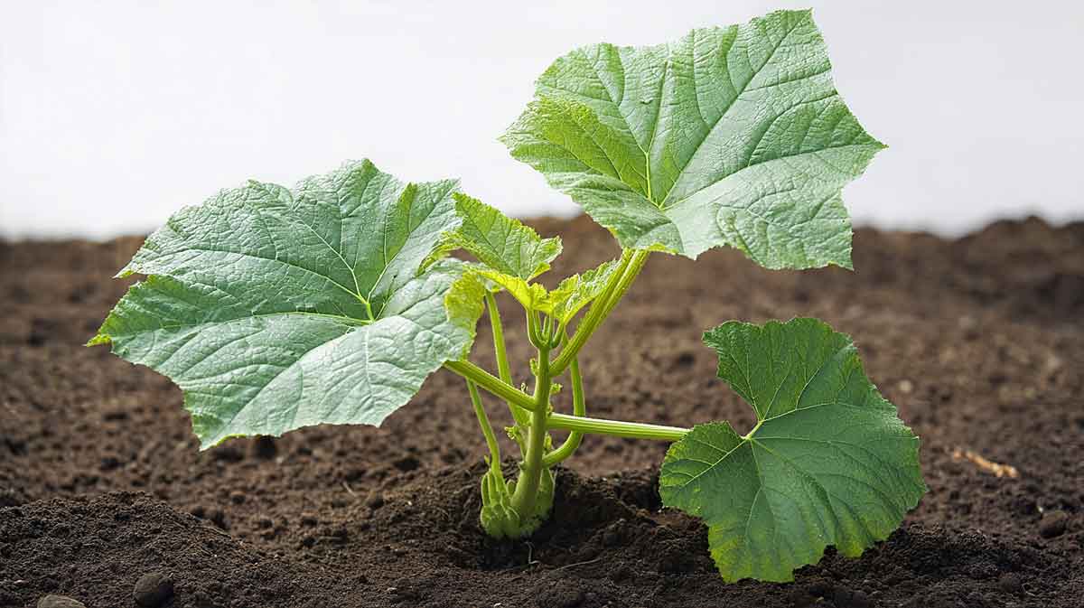 plant courgette