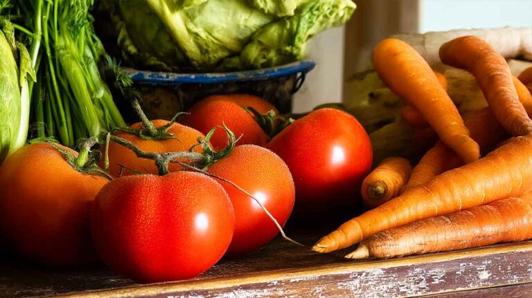tomates et carottes d'antan