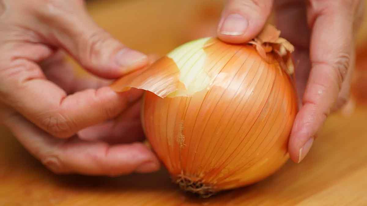 pelure oignon