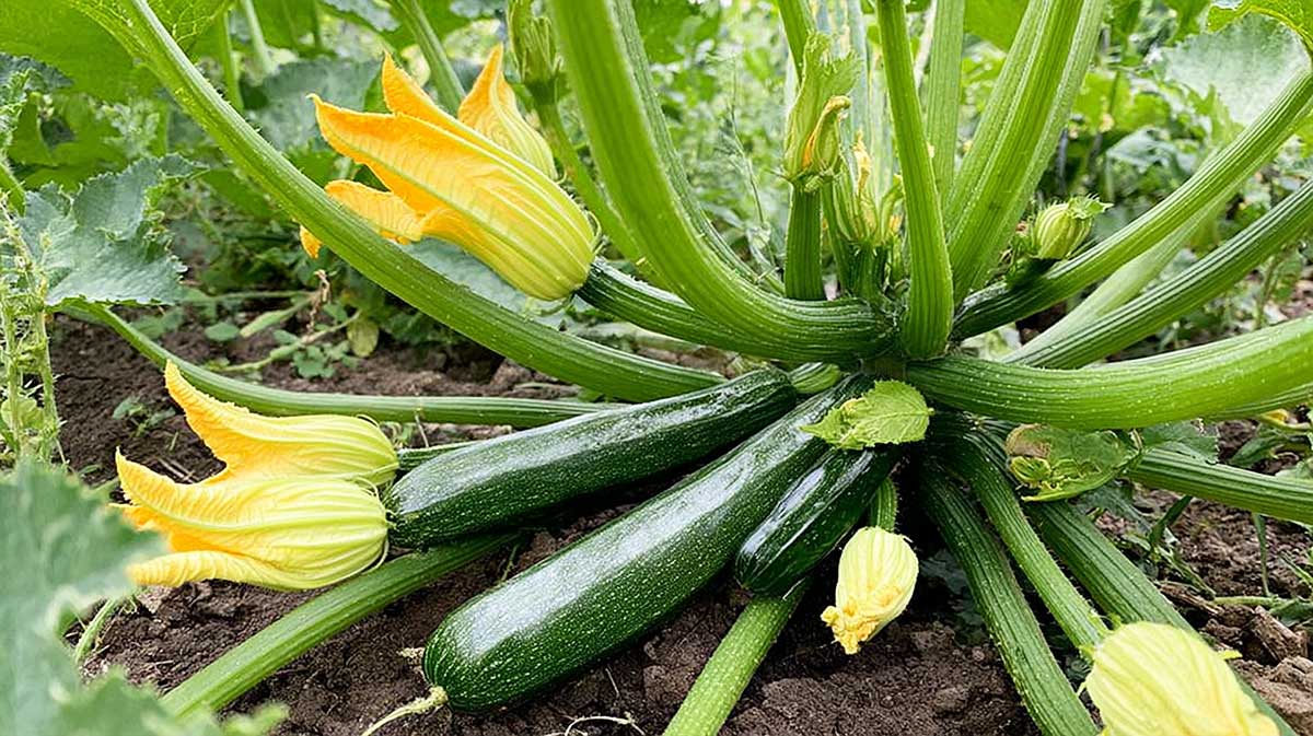 courgettes potager