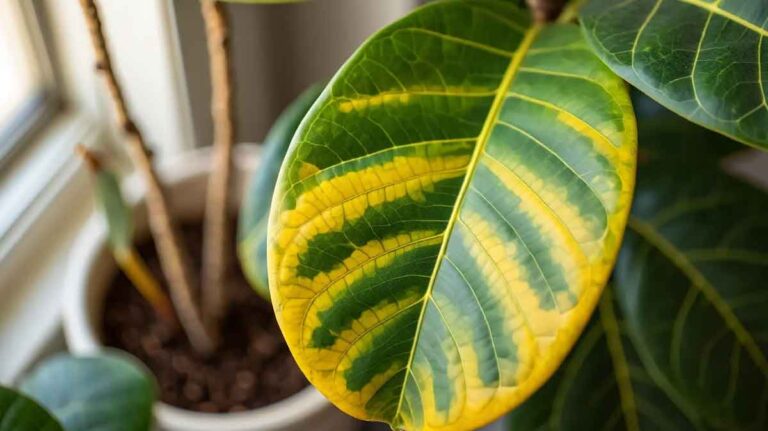 feuille jaune plante