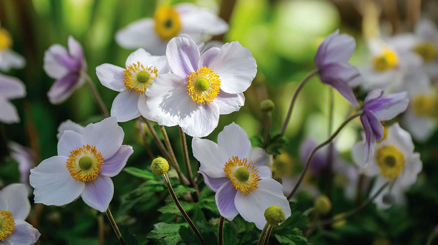 Ces anémones plantées fin août transforment un massif fatigué en bouquet d’automne