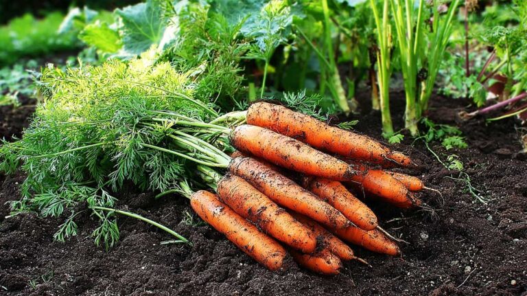 Depuis que je paille mes carottes avec de l’herbe sèche, elles sont bien meilleures