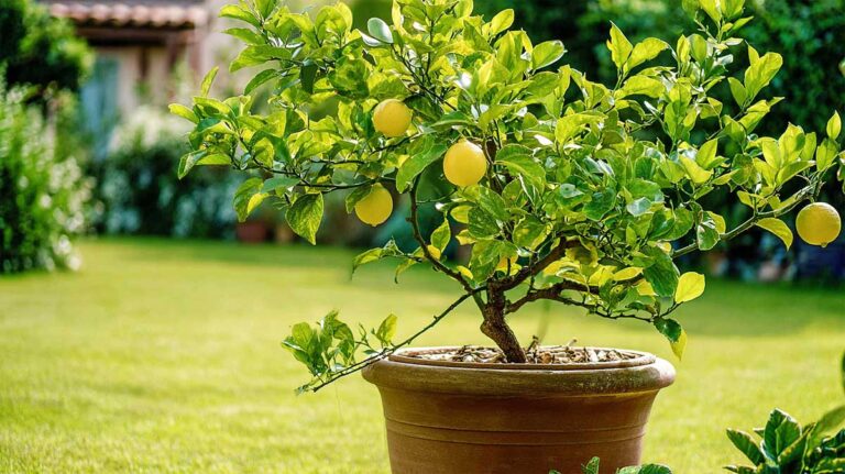 citronnier en pot