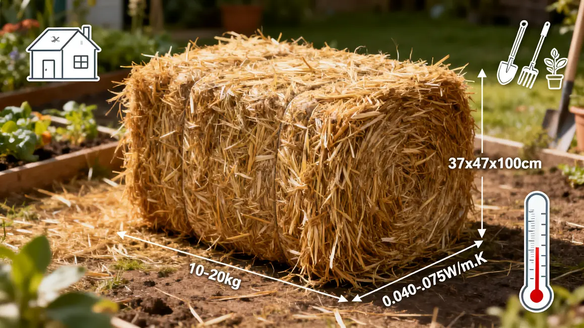 botte de paille détaillée avec usages et chiffres