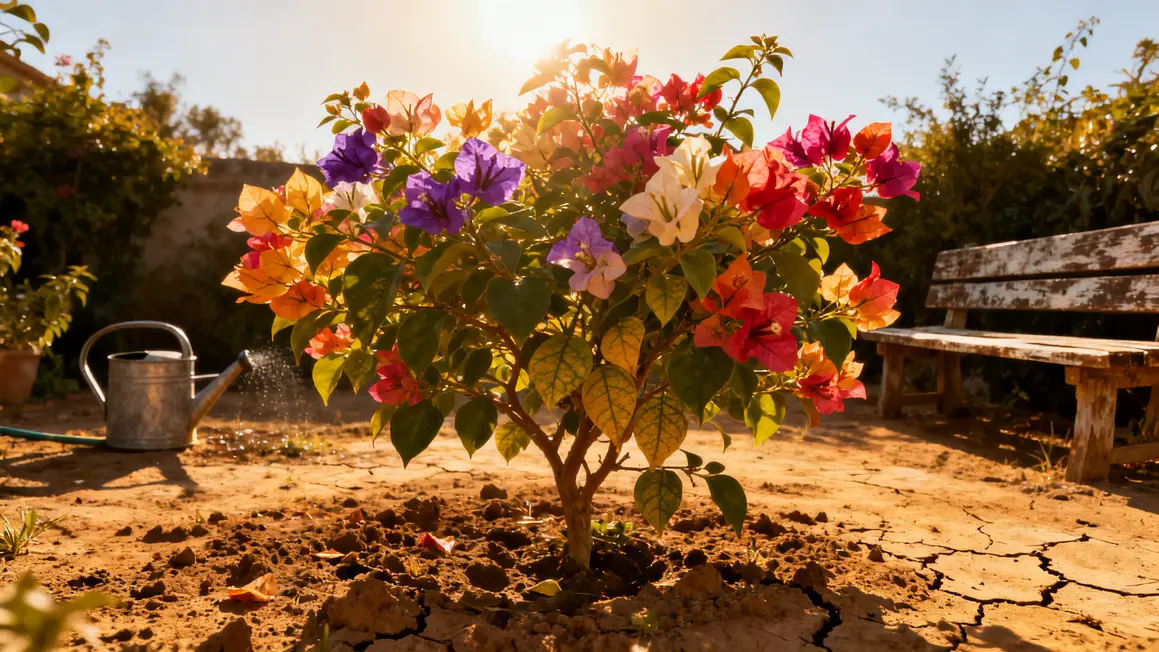 schema bougainvillier exposition sud terrain sec