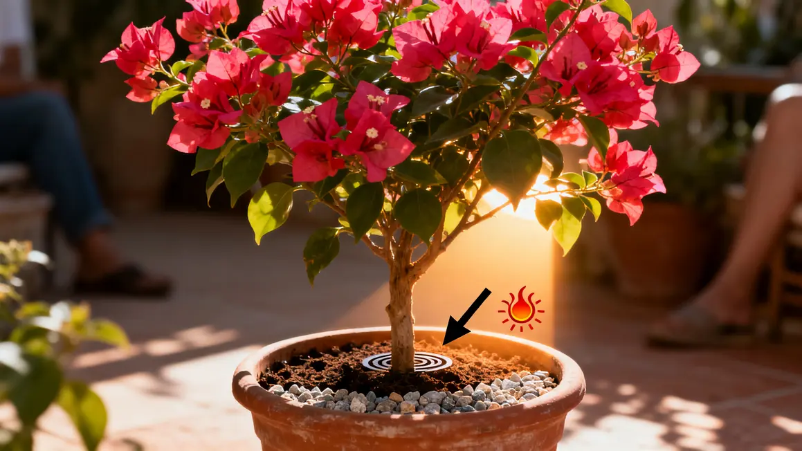 Bougainvillier lumiere chaleur substrat drainant