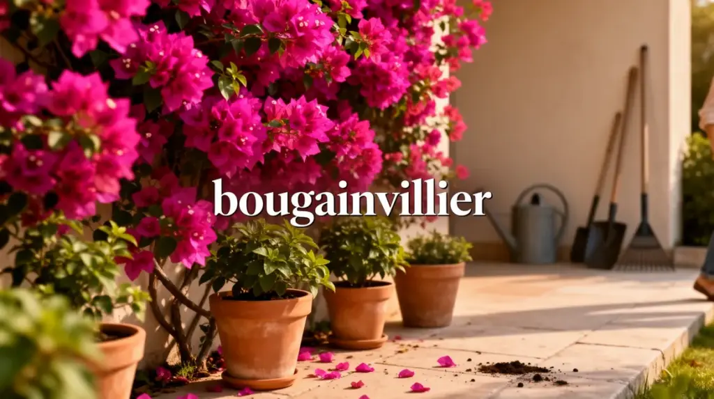 bougainvillier en jardin lumineux terrasse petit budget