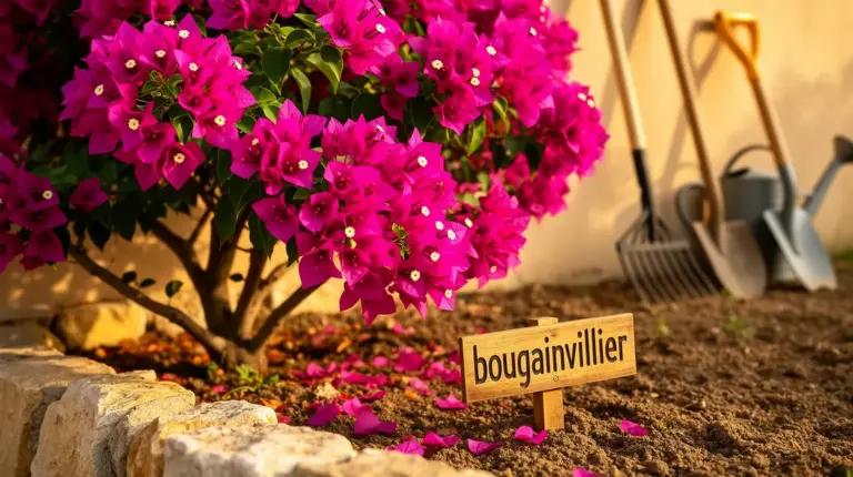 bougainvillier plein sud floraison mediterraneenne