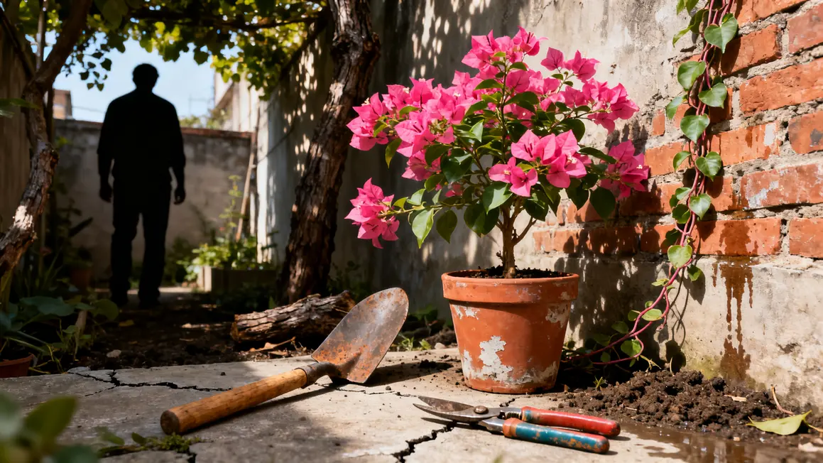 bougainvillier en pot espace réduit outils jardinage pas cher