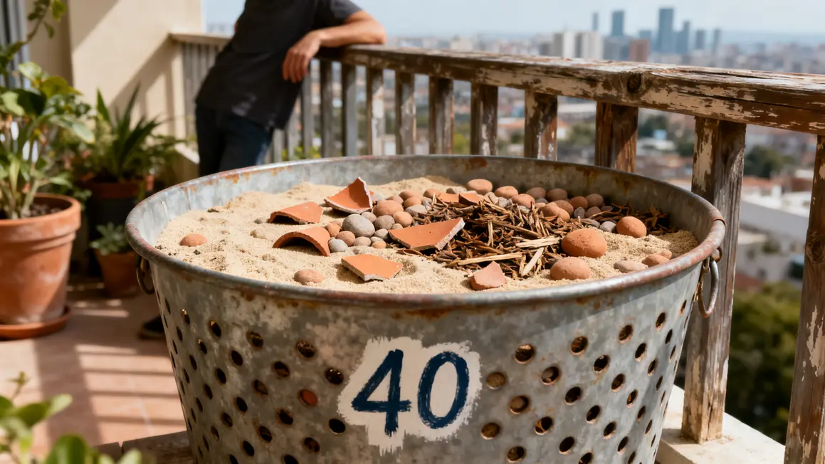 bougainvillier sol drainant pot récup terrasse budget