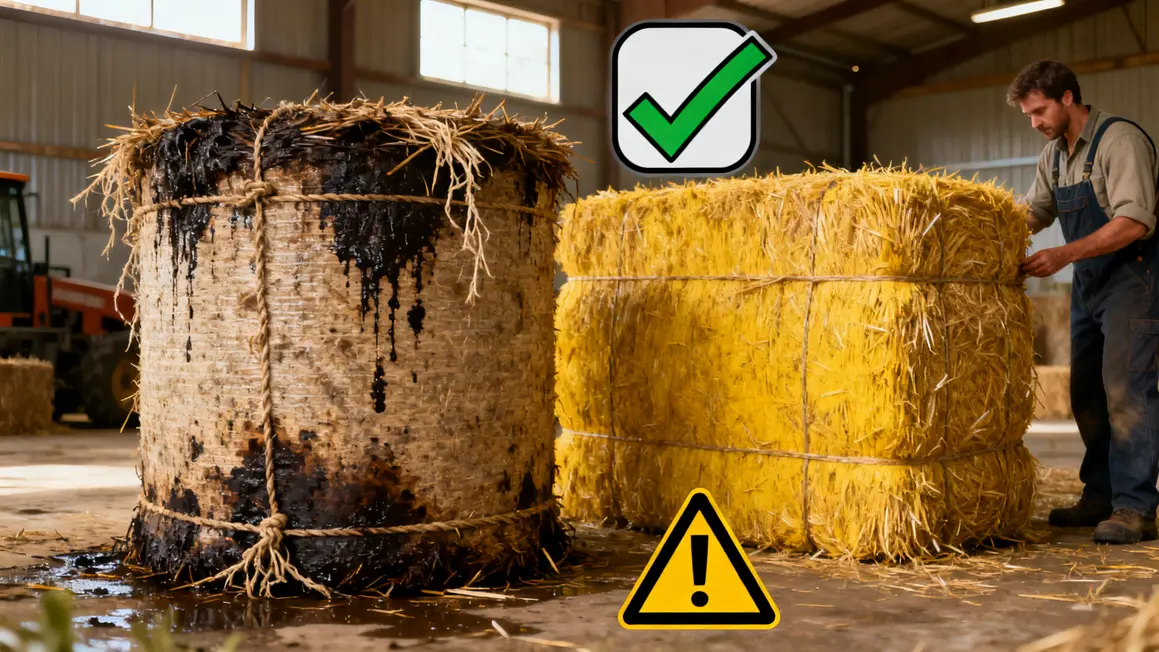 comparatif botte de paille humide seche