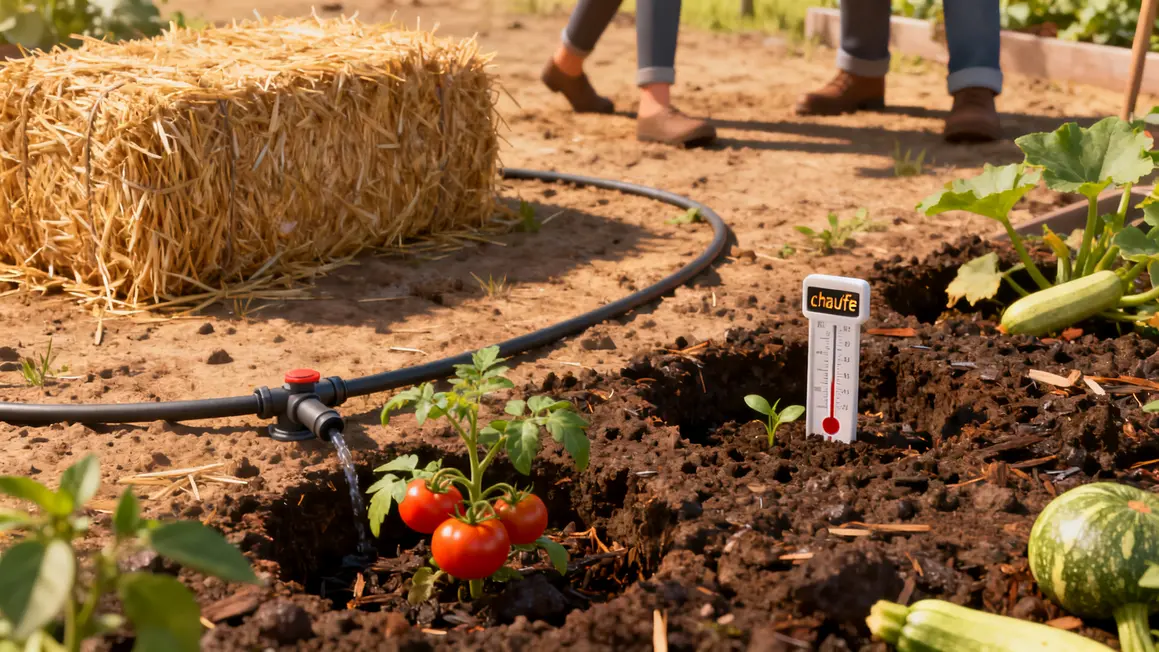 Méthode jardinage botte de paille 2026