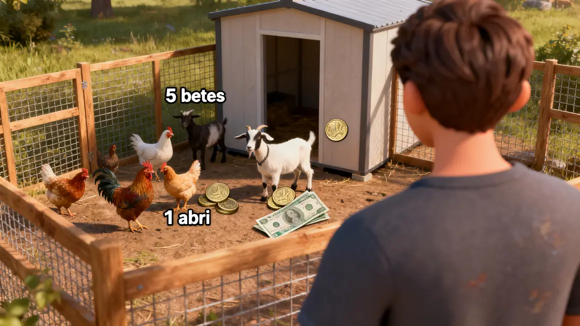 petit elevage durable poules chevres abri budget cloture