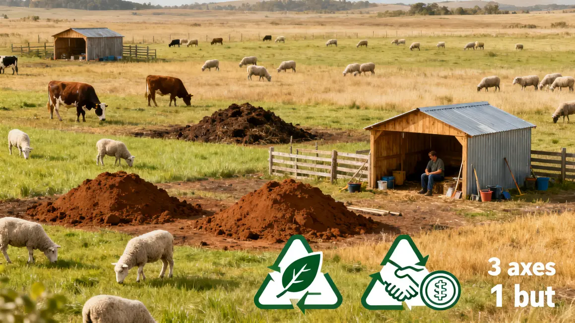 principes elevage durable compost abris rotation animaux
