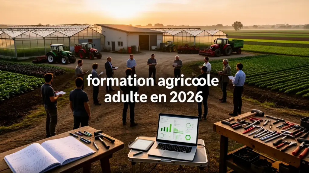 panorama ferme moderne formation agricole adulte 2026