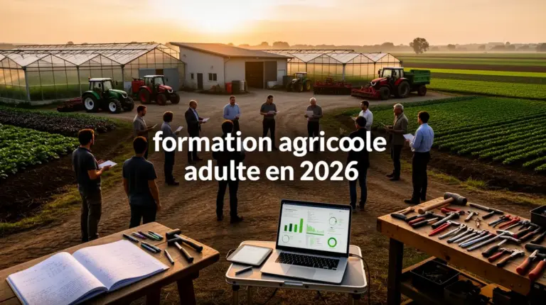 panorama ferme moderne formation agricole adulte 2026