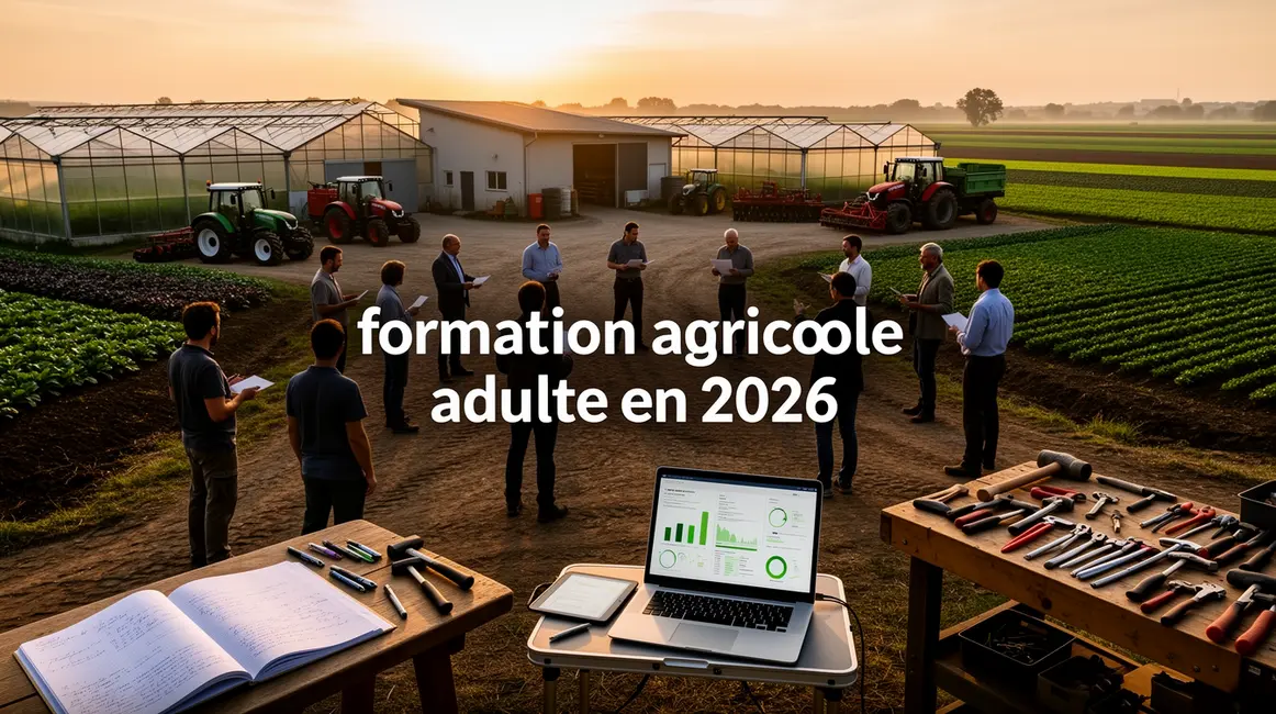 panorama ferme moderne formation agricole adulte 2026
