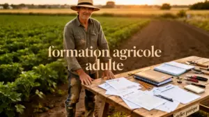 formation agricole adulte adulte reconversion illustration