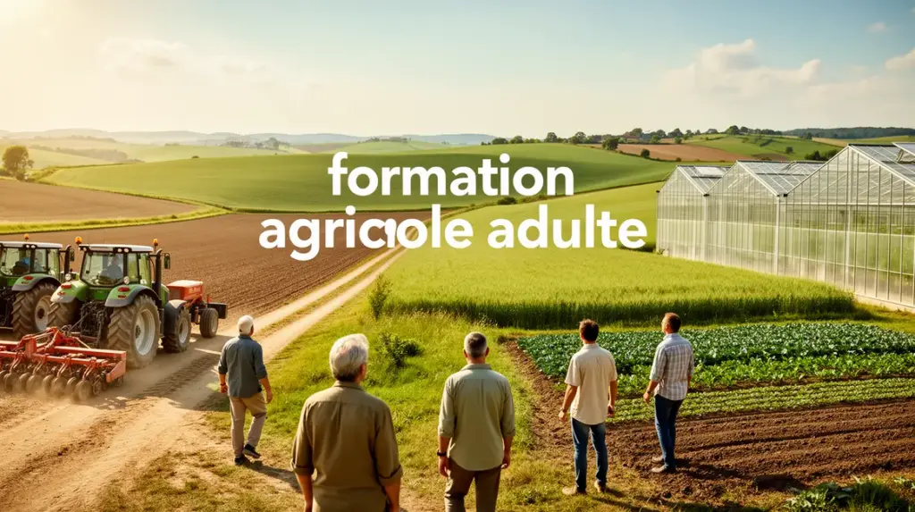formation agricole adulte vue ferme moderne
