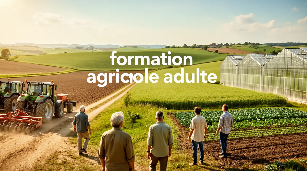 formation agricole adulte vue ferme moderne