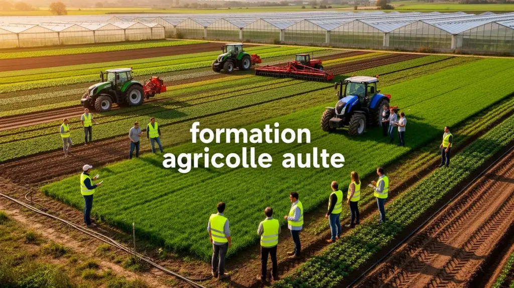 formation agricole adulte vue large exploitation