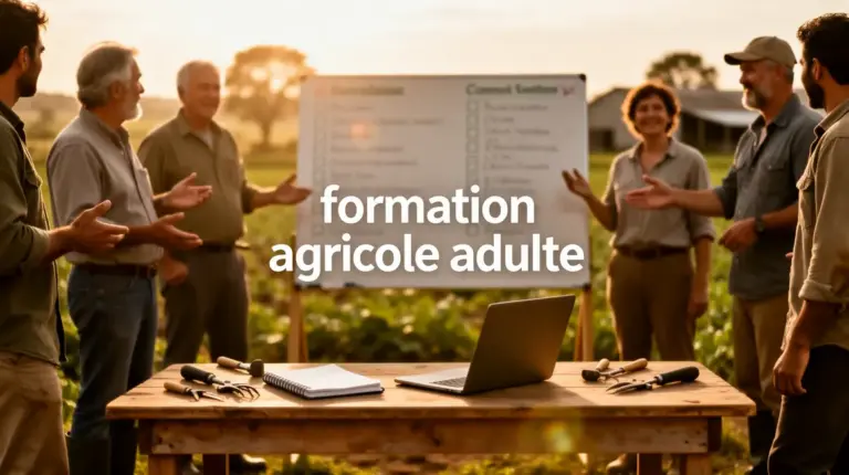 formation agricole adulte checklist visuelle