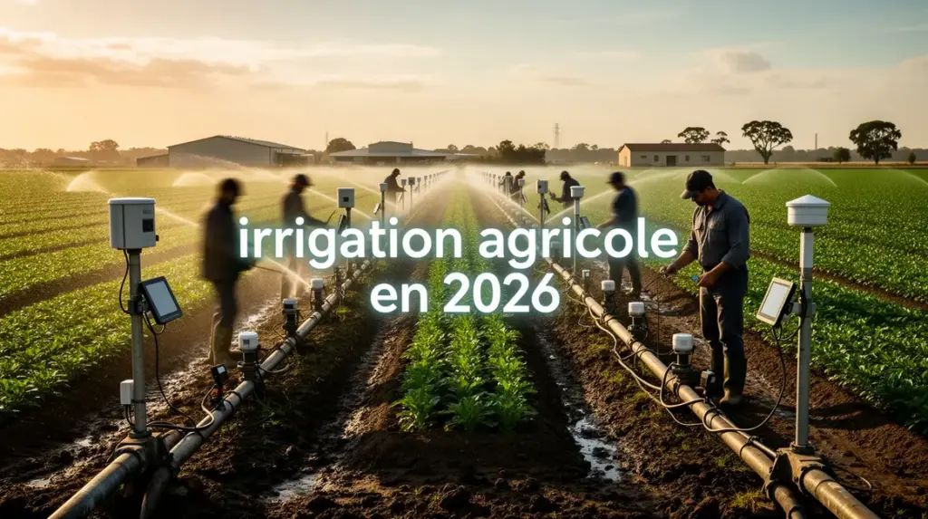 champ moderne systemes irrigation agricole 2026
