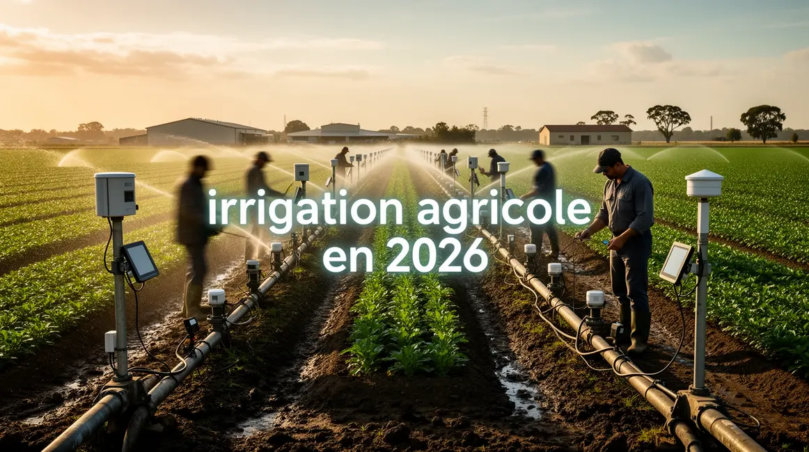 champ moderne systemes irrigation agricole 2026