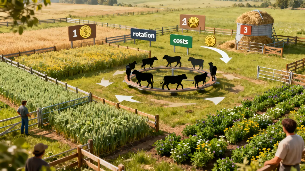 Pâturages rotation économie clôtures fourrage 2026