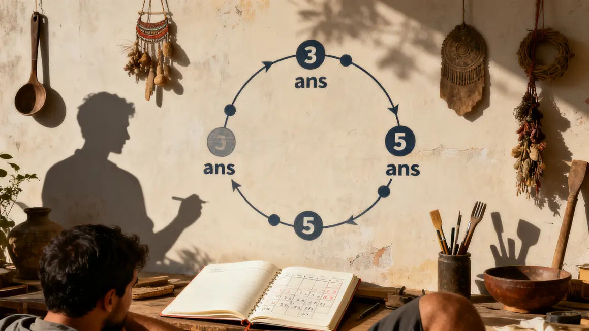 Tableau étapes plan rotation cultures
