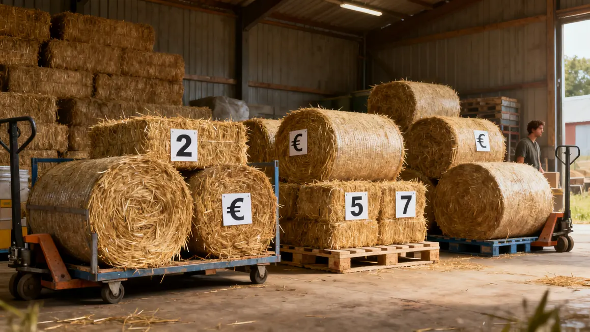 Formats botte de paille etiquettes prix 2026