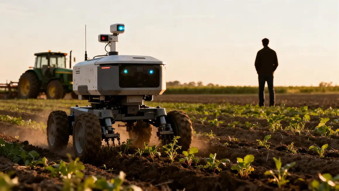 Robot autonome désherbage supervision robotique agricole